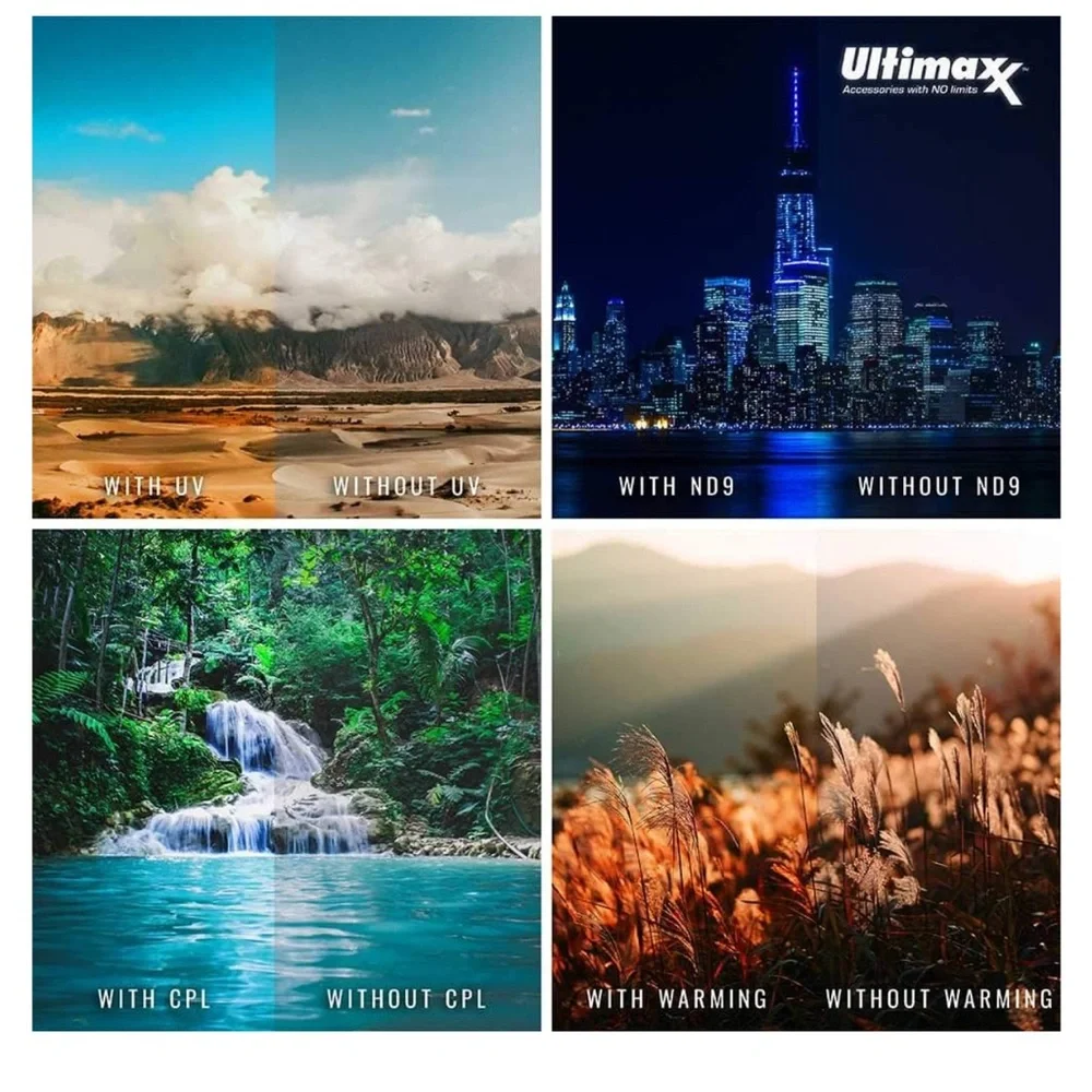 Ultimaxx 105MM Professional Four Piece HD DigitalFilter Kit